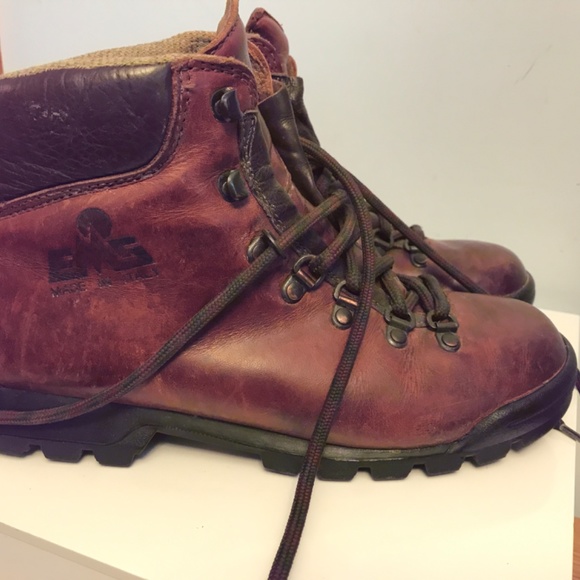 EMS vintage leather Vibram Italian hiking boots - Picture 15 of 16
